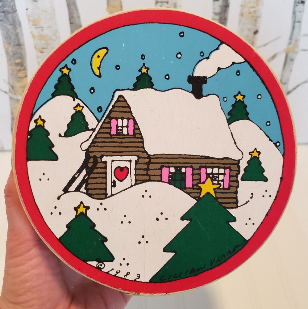 Lillian Vernon Christmas Wood Nesting Boxes